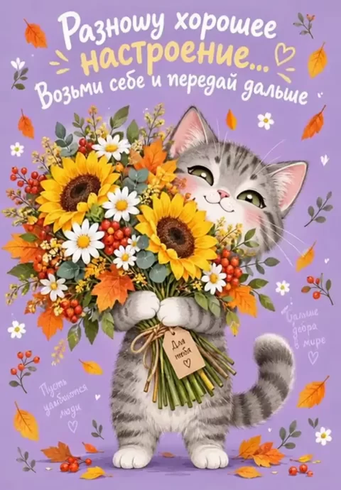 Разношу хорошее настроение