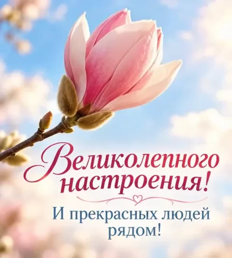 Великолепного настроения!