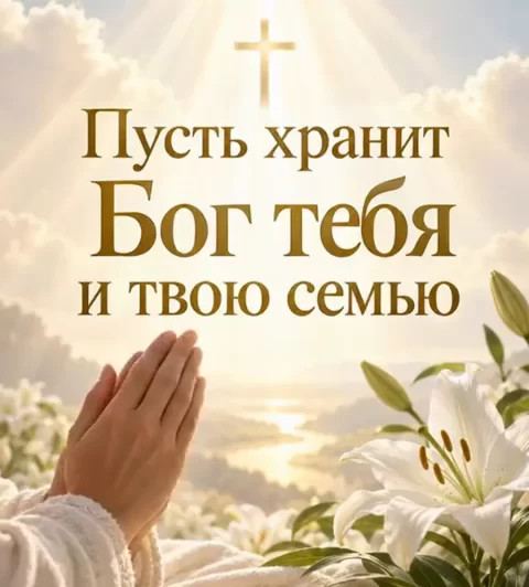 Пусть хранит Бог тебя и твою семью