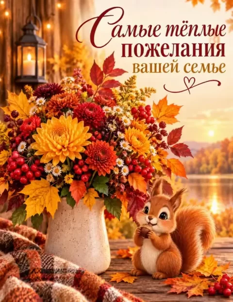 Самые тёплые пожелания вашей семье