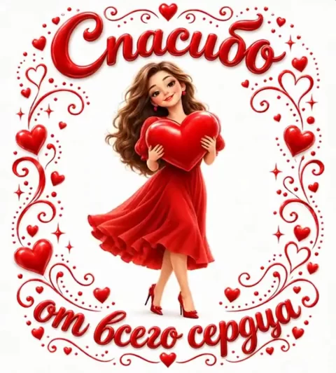 Спасибо от всего сердца!