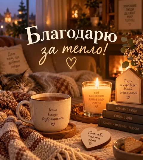 Благодарю за тепло!