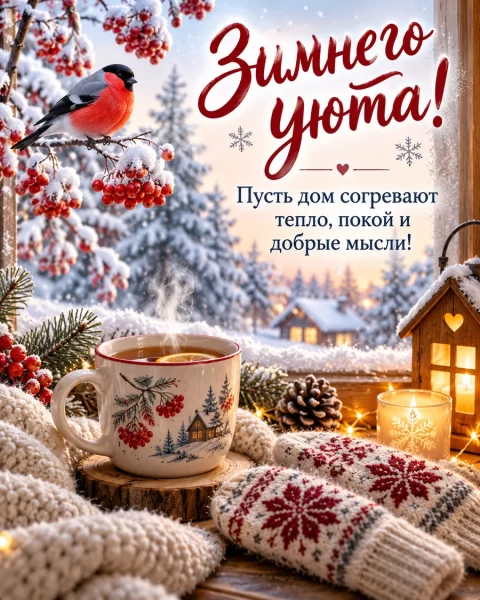 Зимнего уюта!