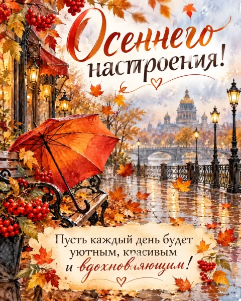 Осеннего настроения!