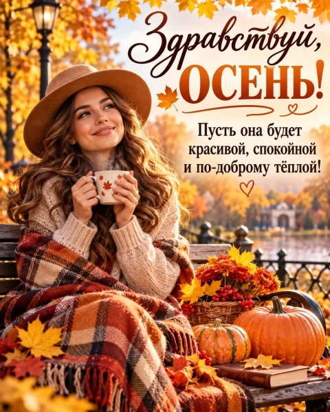 Здравствуй, осень! Пусть она будет красивой, спокойной...