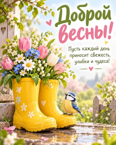 Доброй весны!