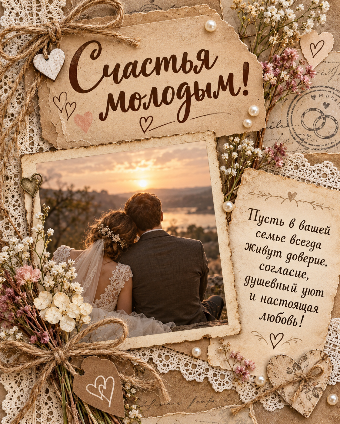 Счастья молодым!