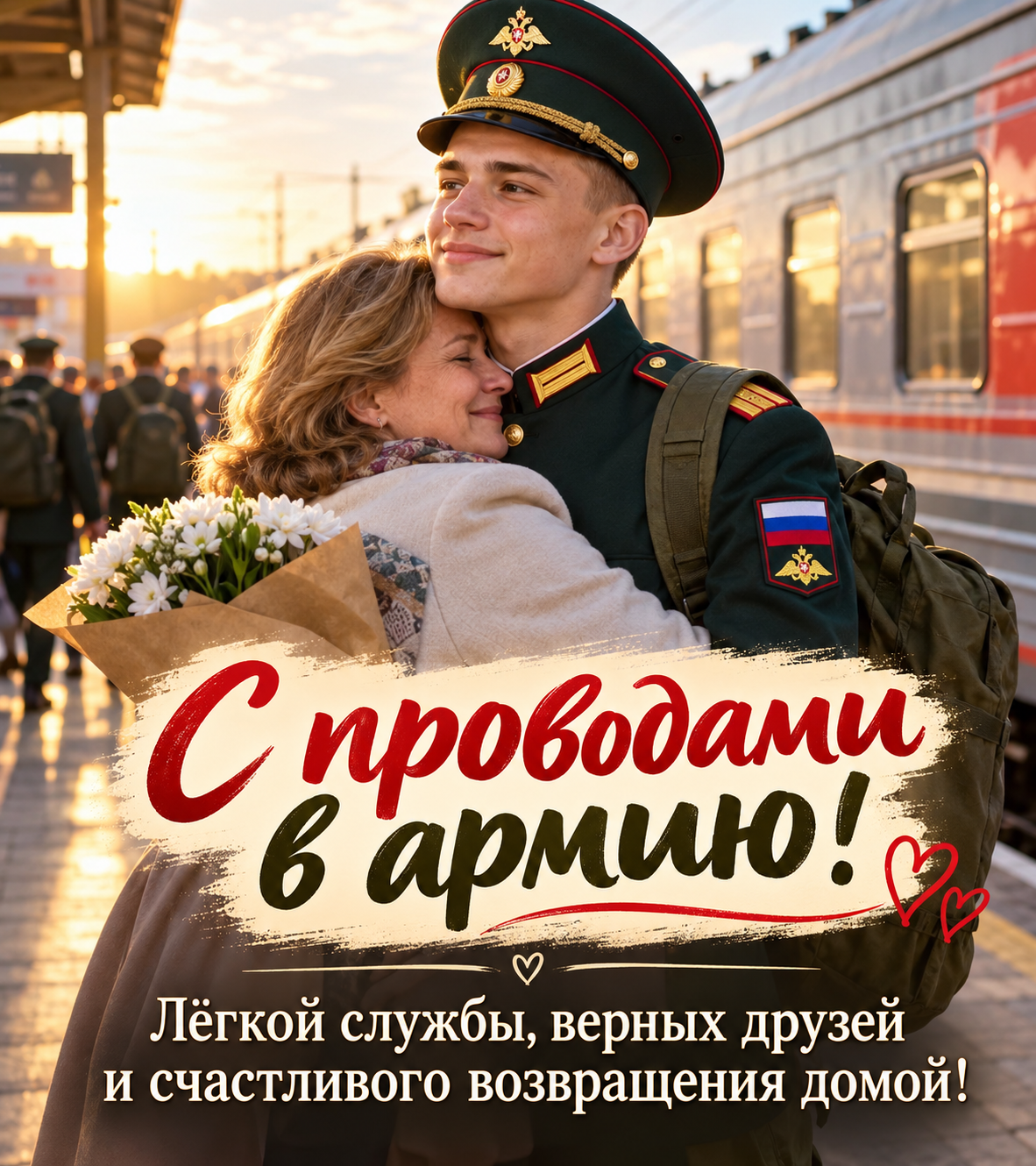 С проводами в армию!