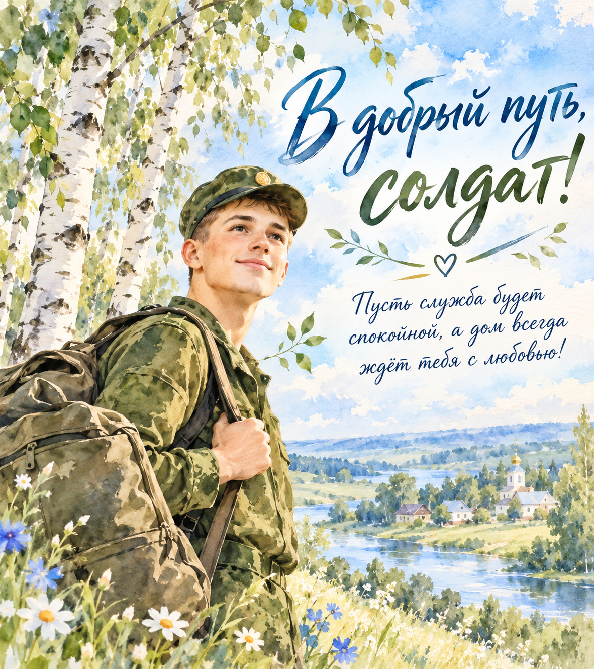 В добрый путь, солдат!