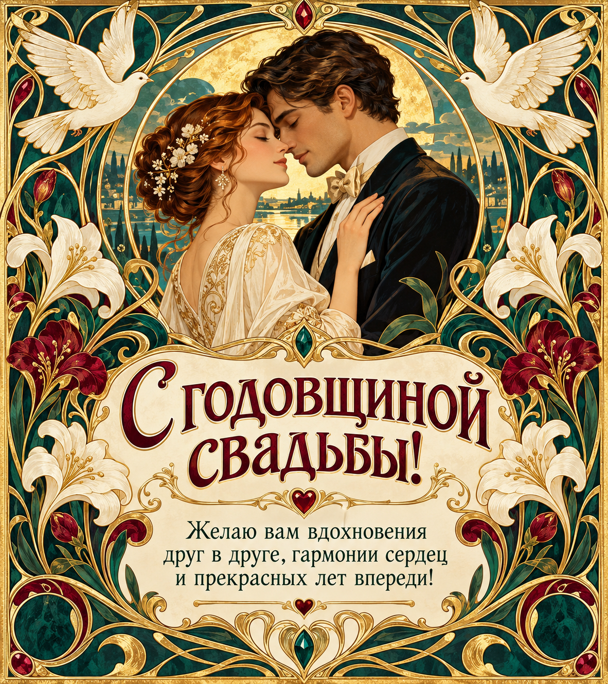 С годовщиной свадьбы!
