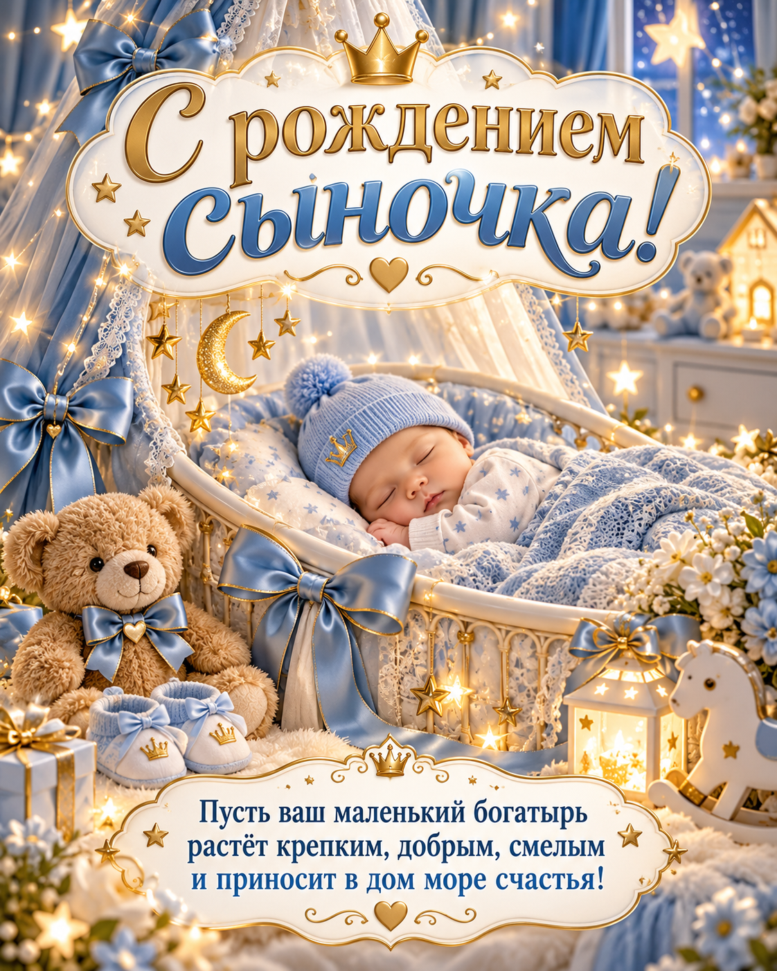 С рождением сыночка!