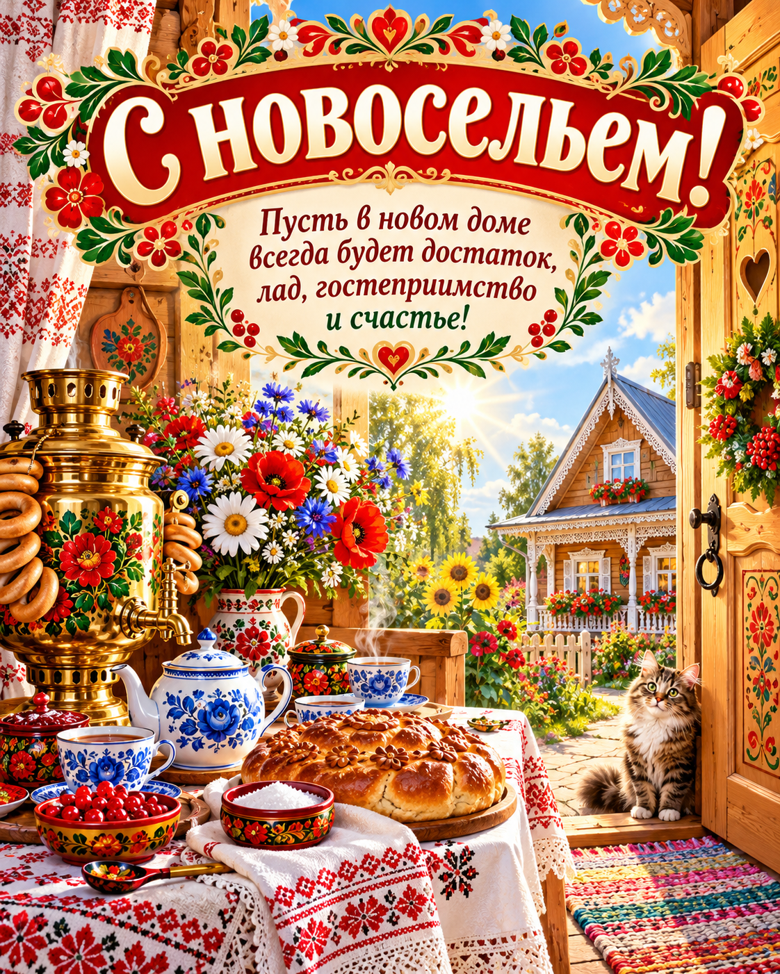 С новосельем!