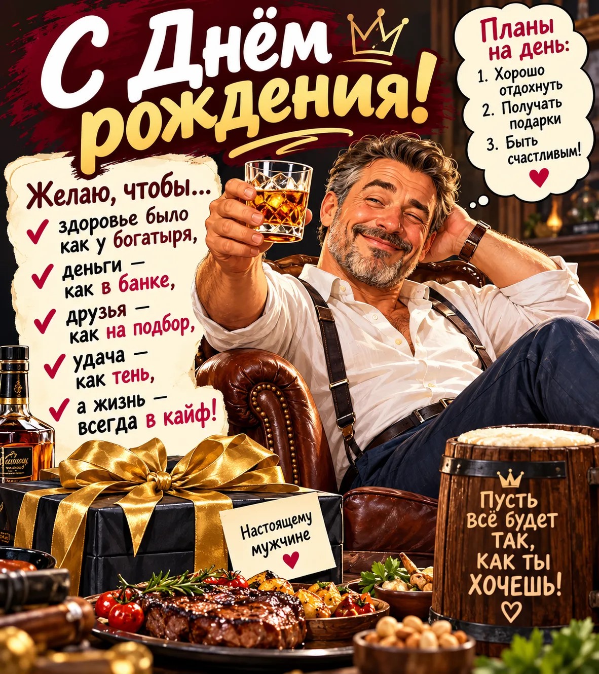 С днём рождения!