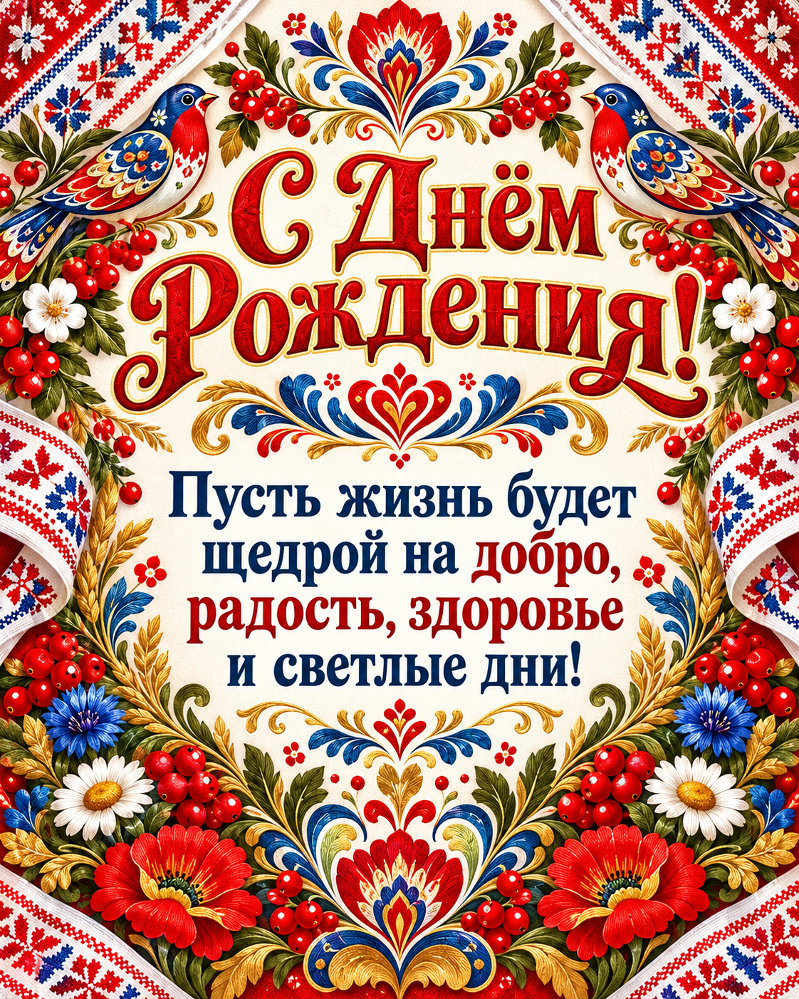 С днём рождения!