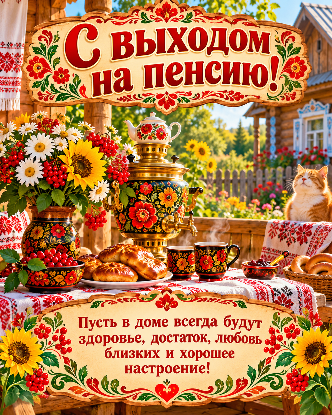 С выходом на пенсию!