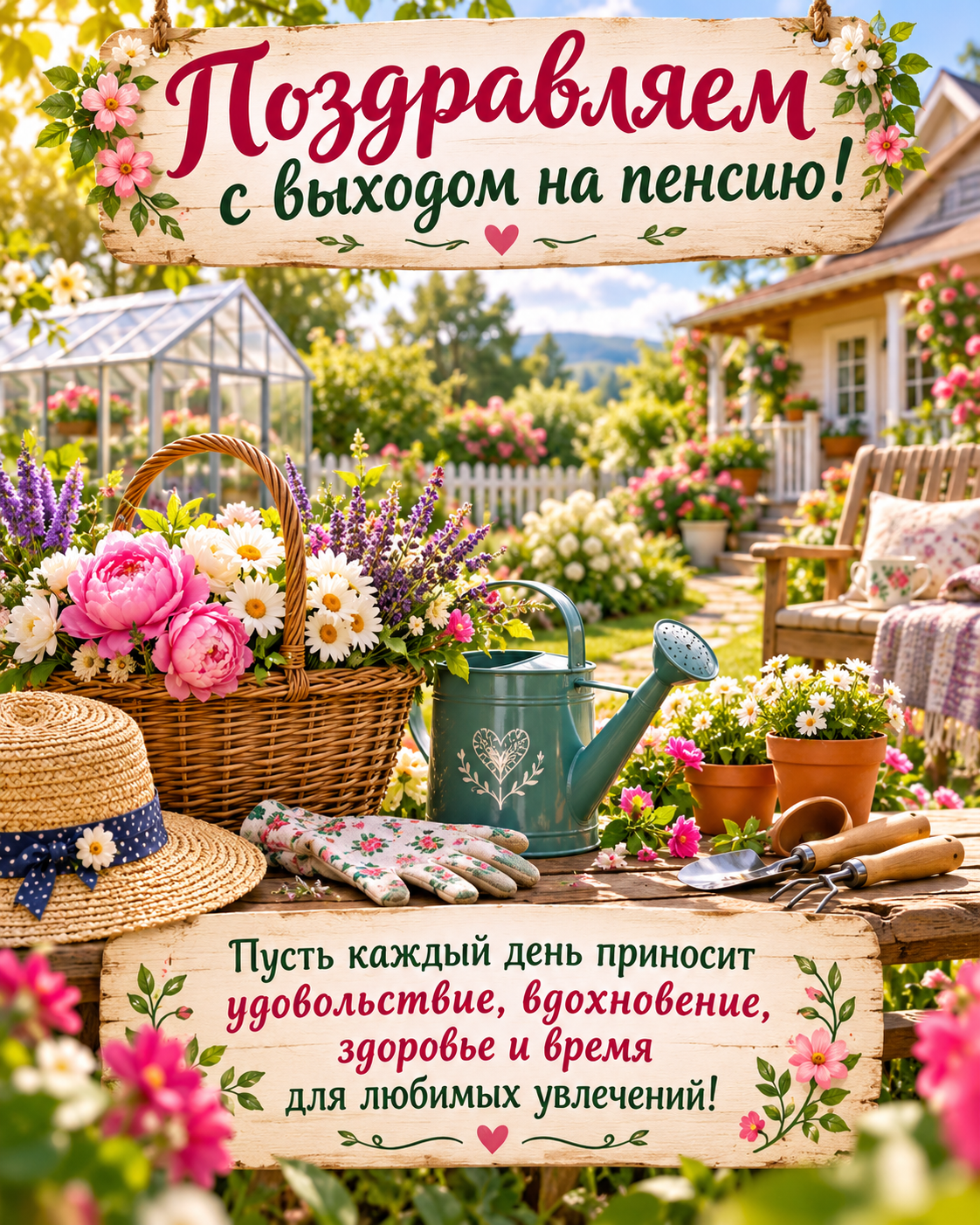 Поздравляем с выходом на пенсию!