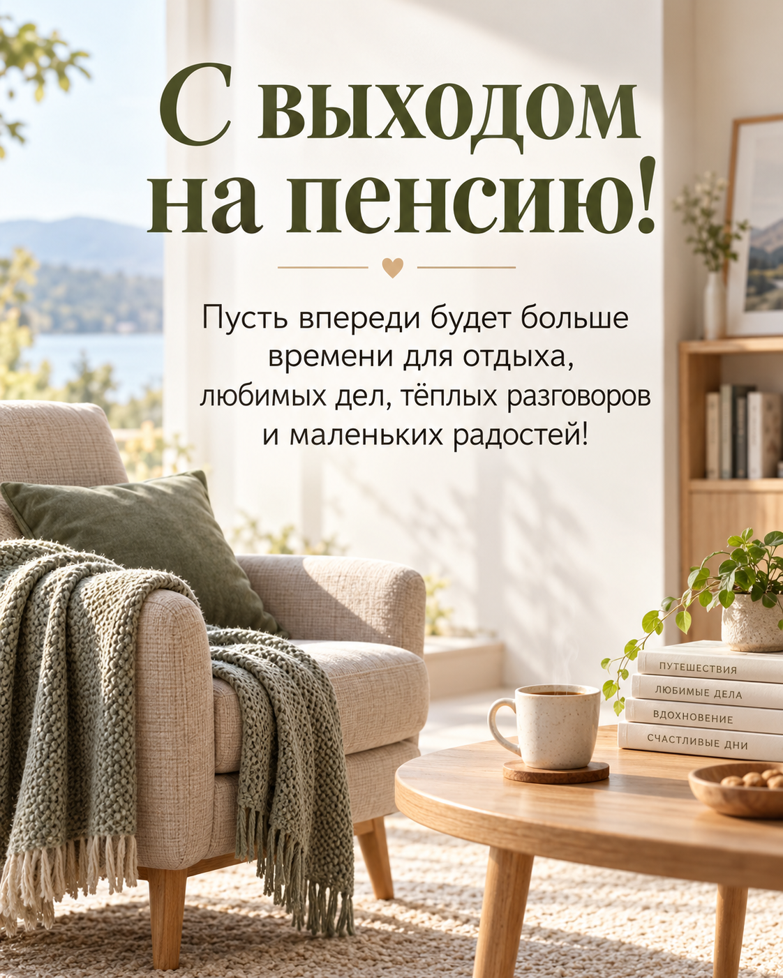 С выходом на пенсию!