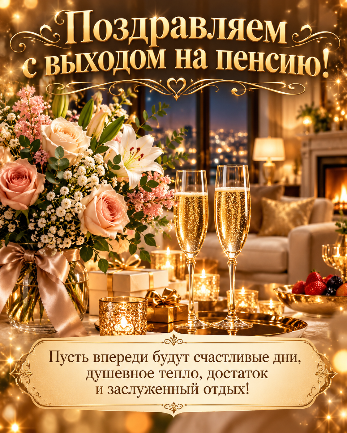 С выходом на пенсию!