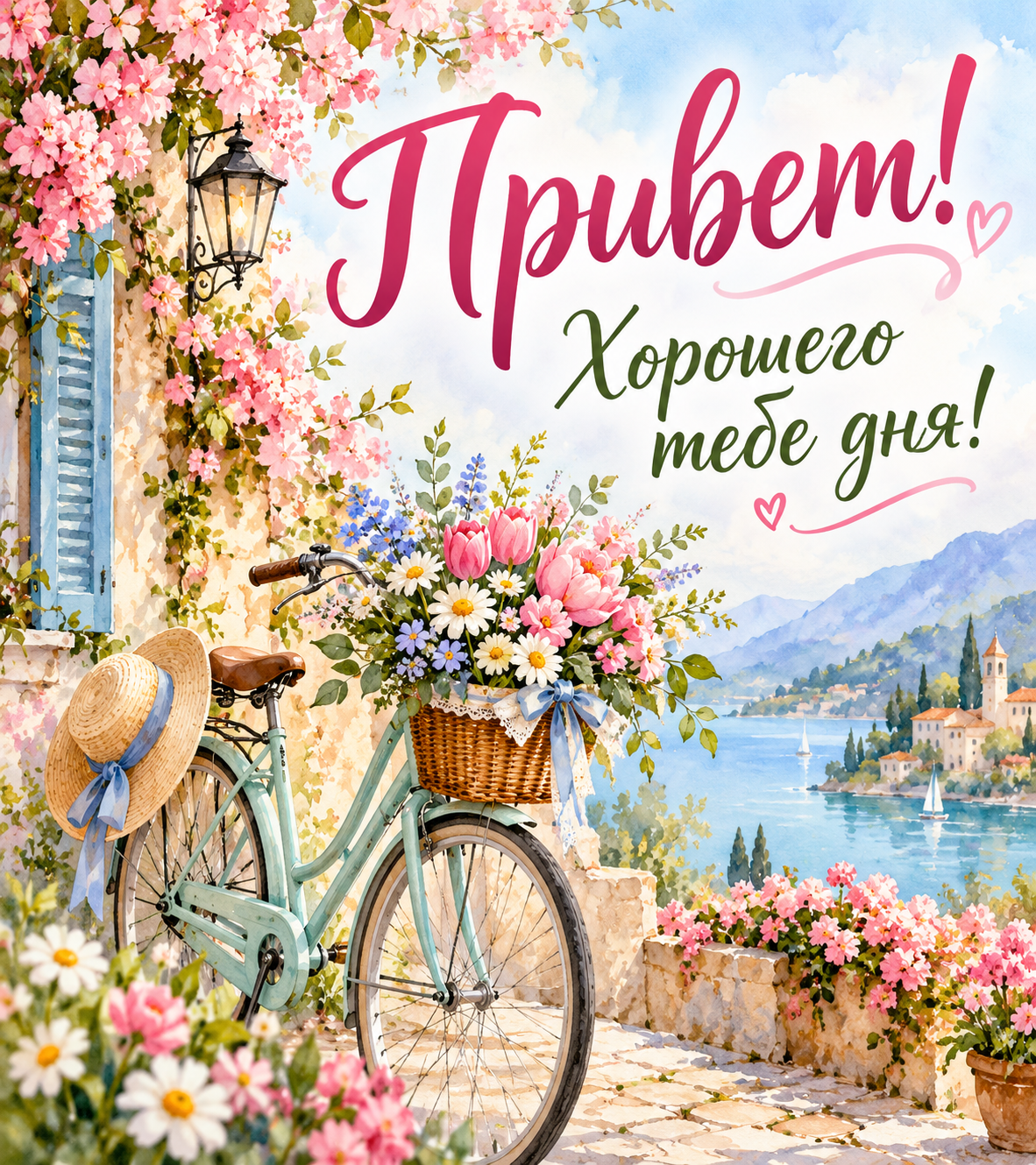 Привет! Хорошего тебе дня!
