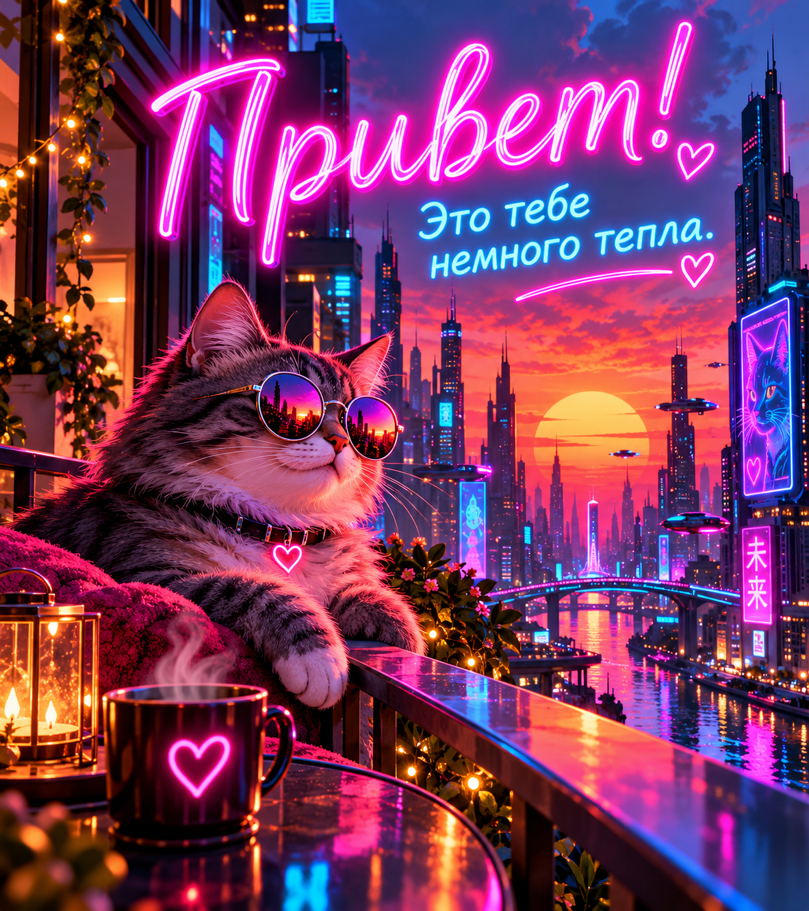 Это тебе немного тепла.