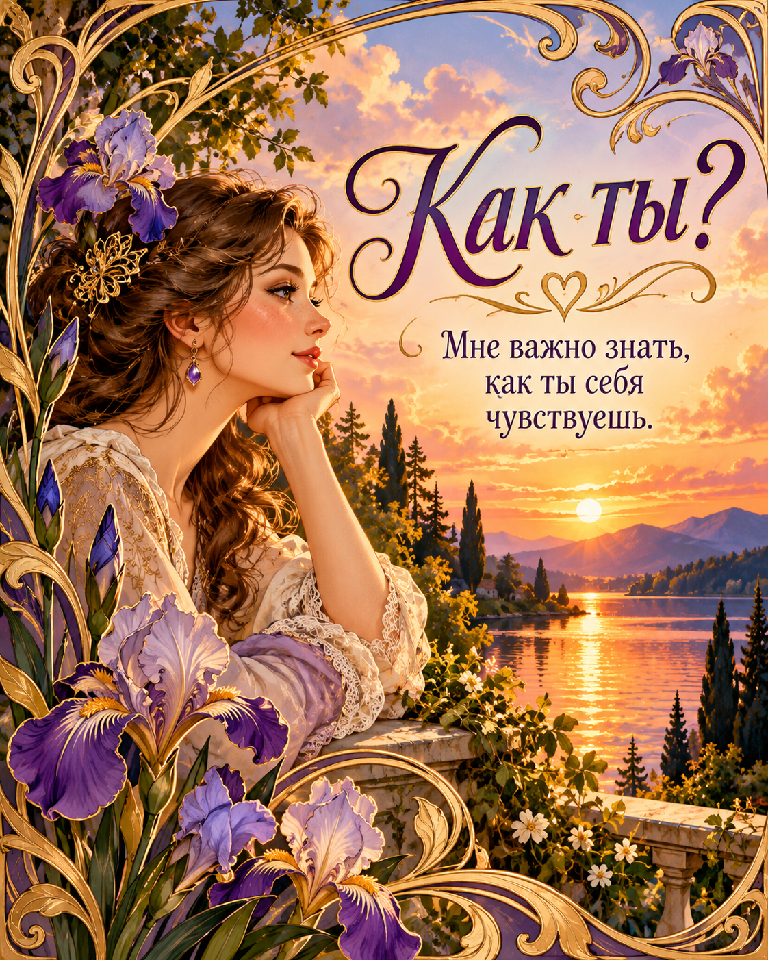 Как ты? Мне важно знать, как ты себя чувствуешь