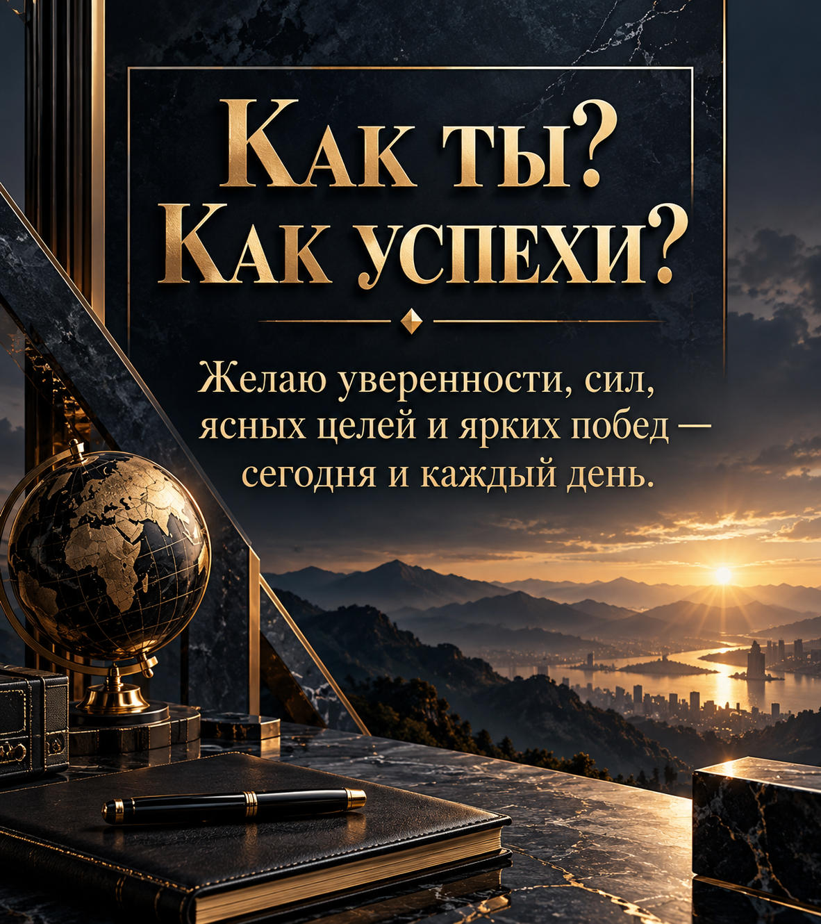 Как ты? Как успехи?