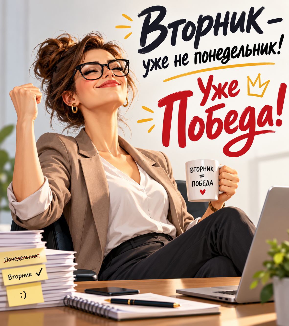 Вторник — уже не понедельник!