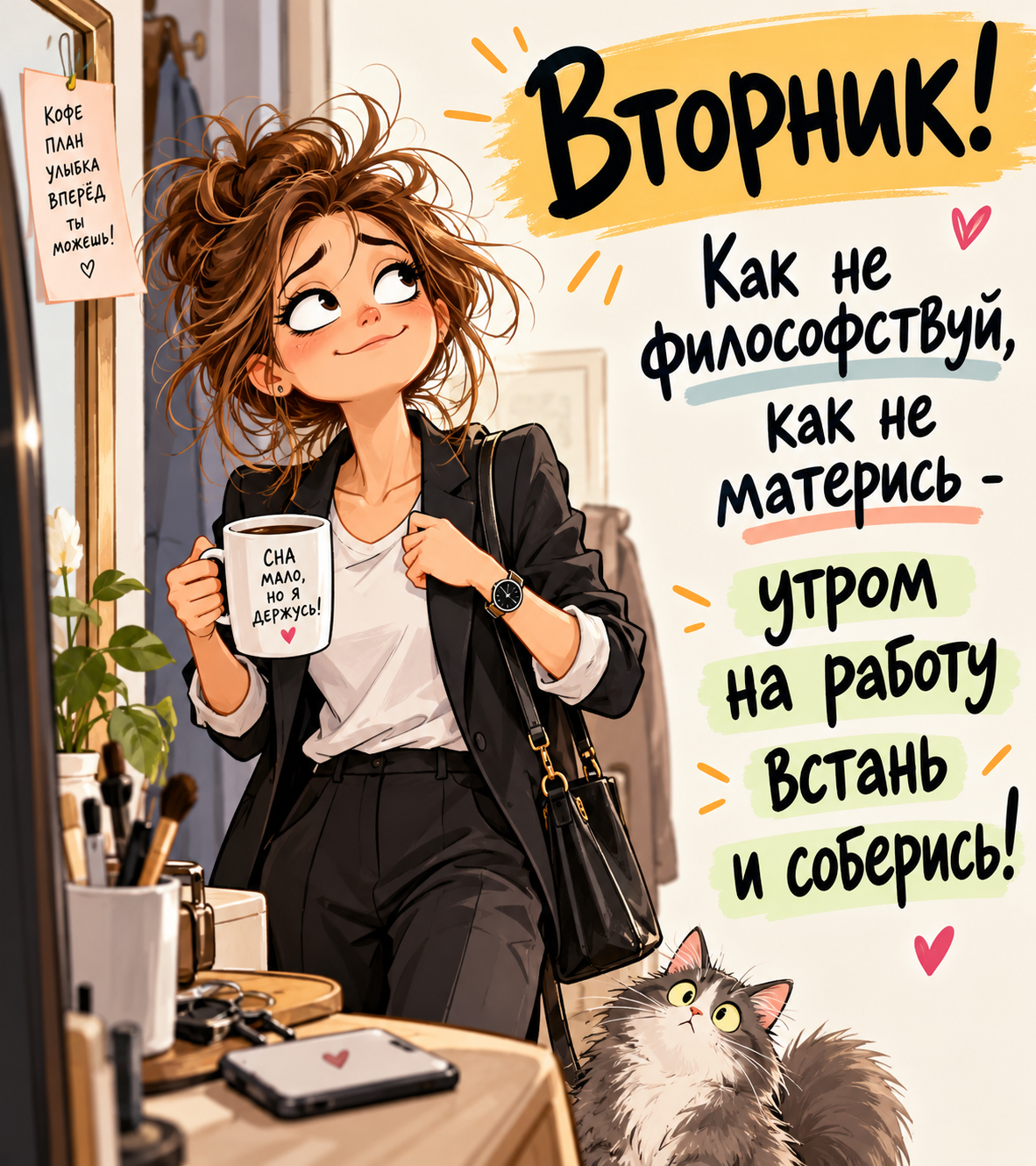 Вторник! Встань и соберись!