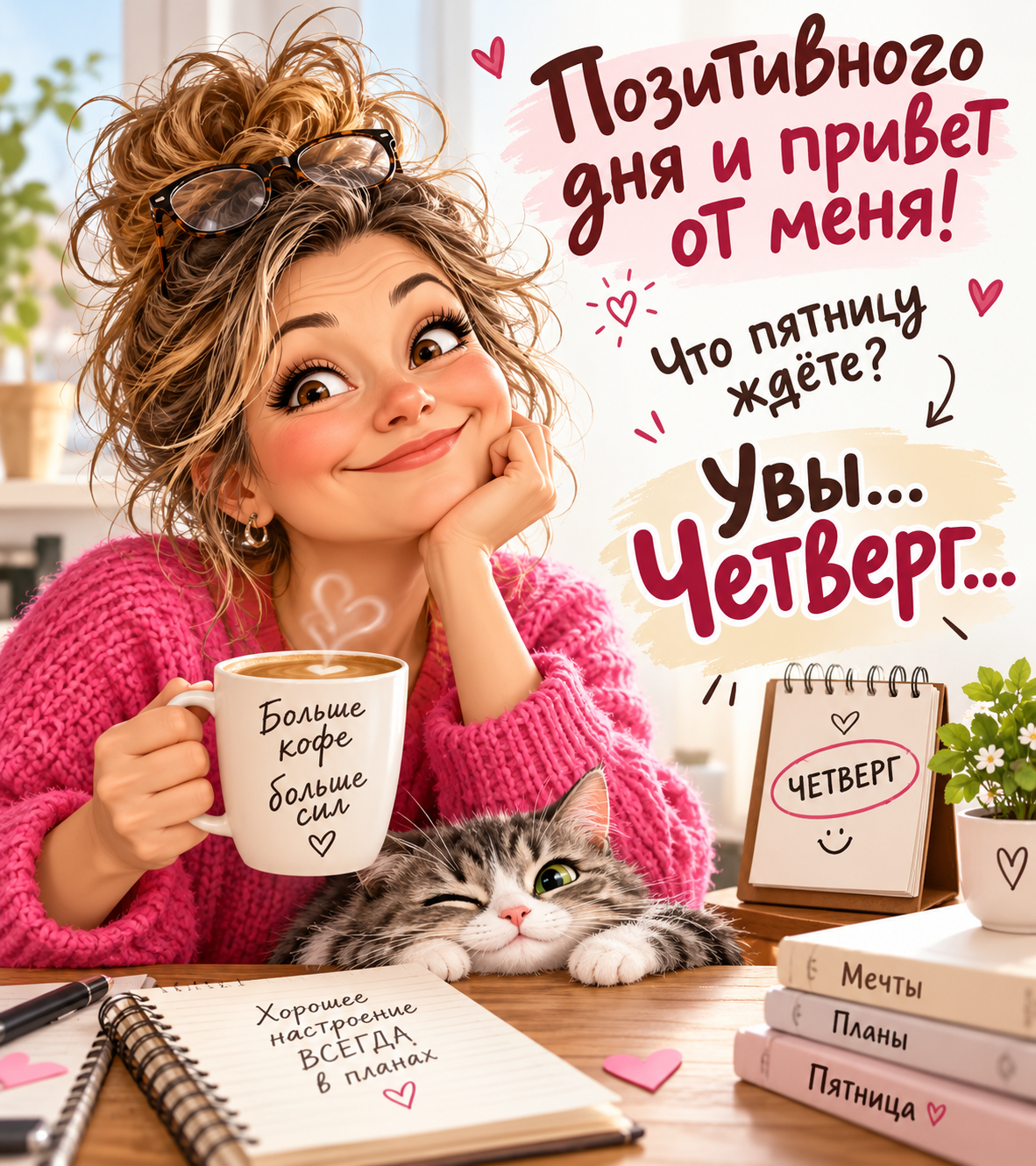 Позитивного дня и привет от меня!