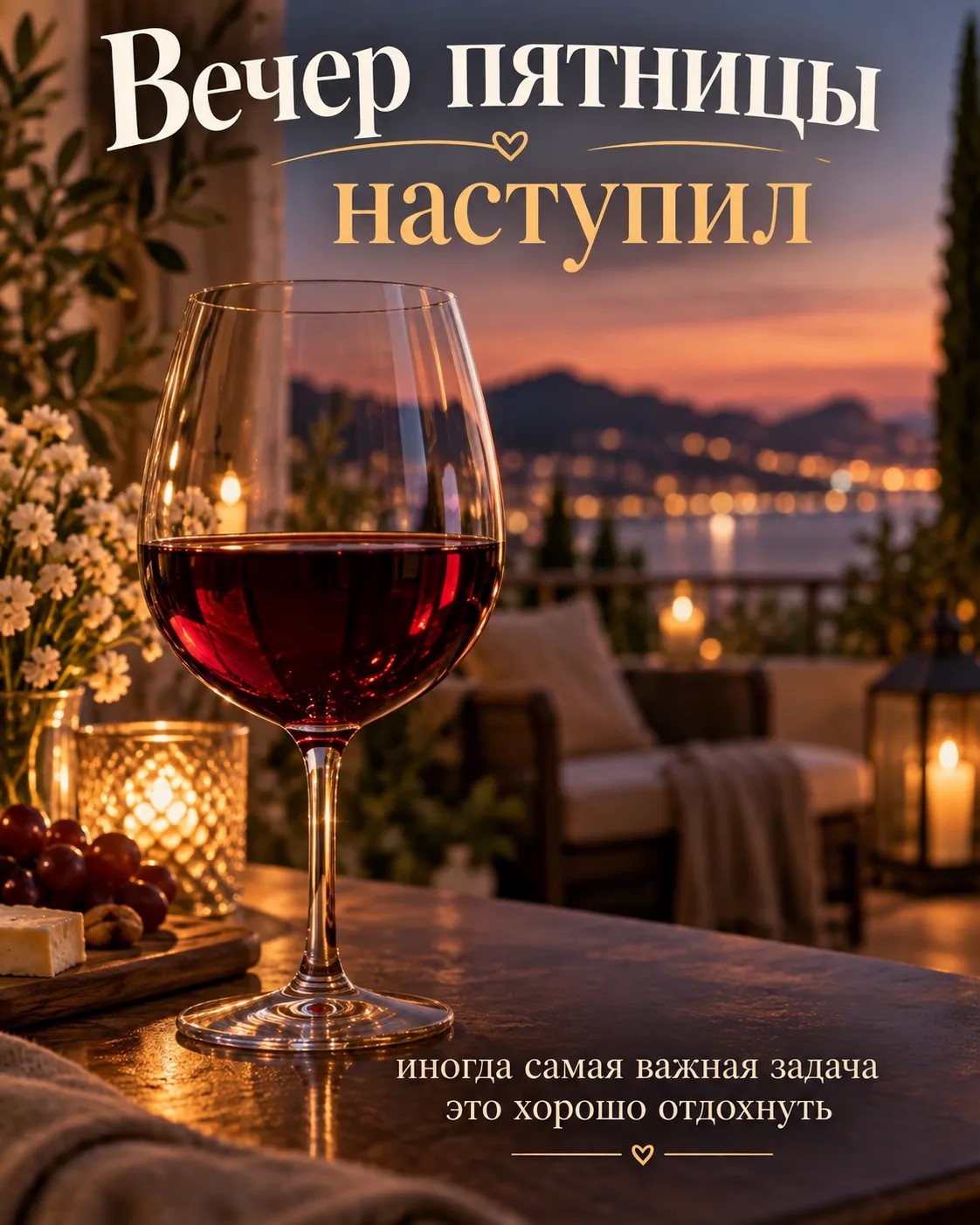 Вечер пятницы наступил