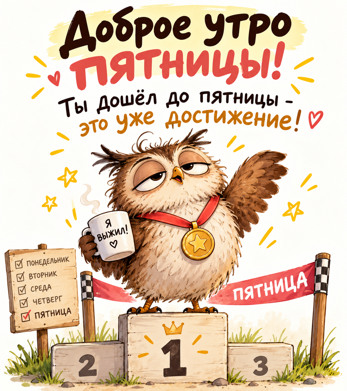 Доброе утро пятницы!