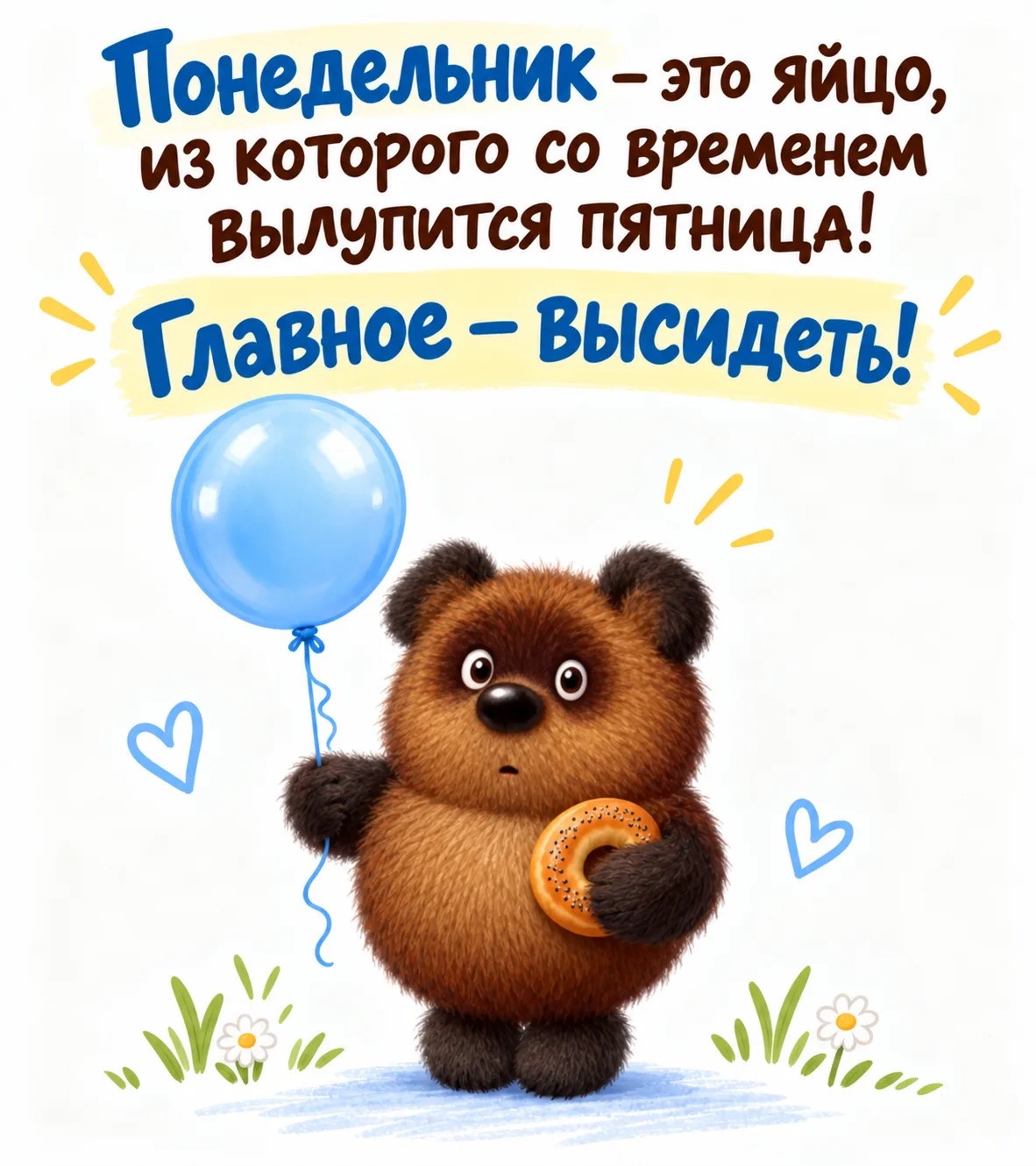 Понедельник — это яйцо, из которого со временем вылупится пятница