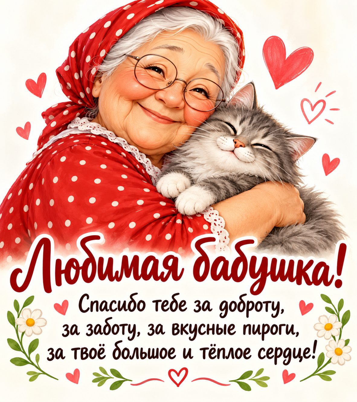 Любимая бабушка!