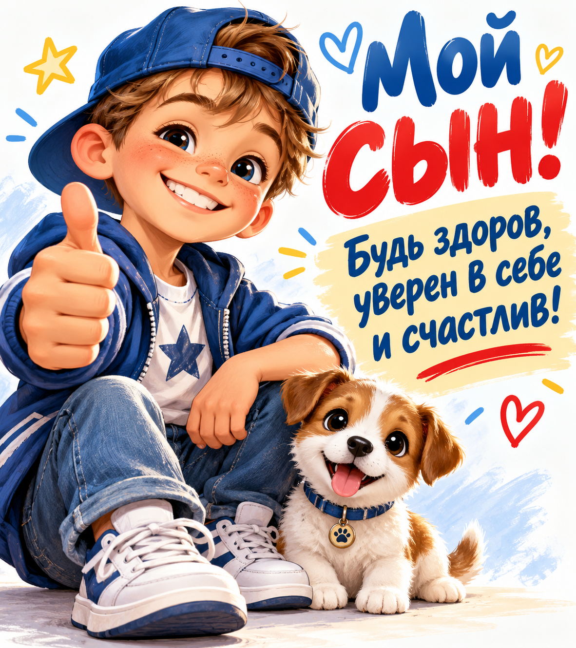 Будь здоров, уверен в себе и счастлив!