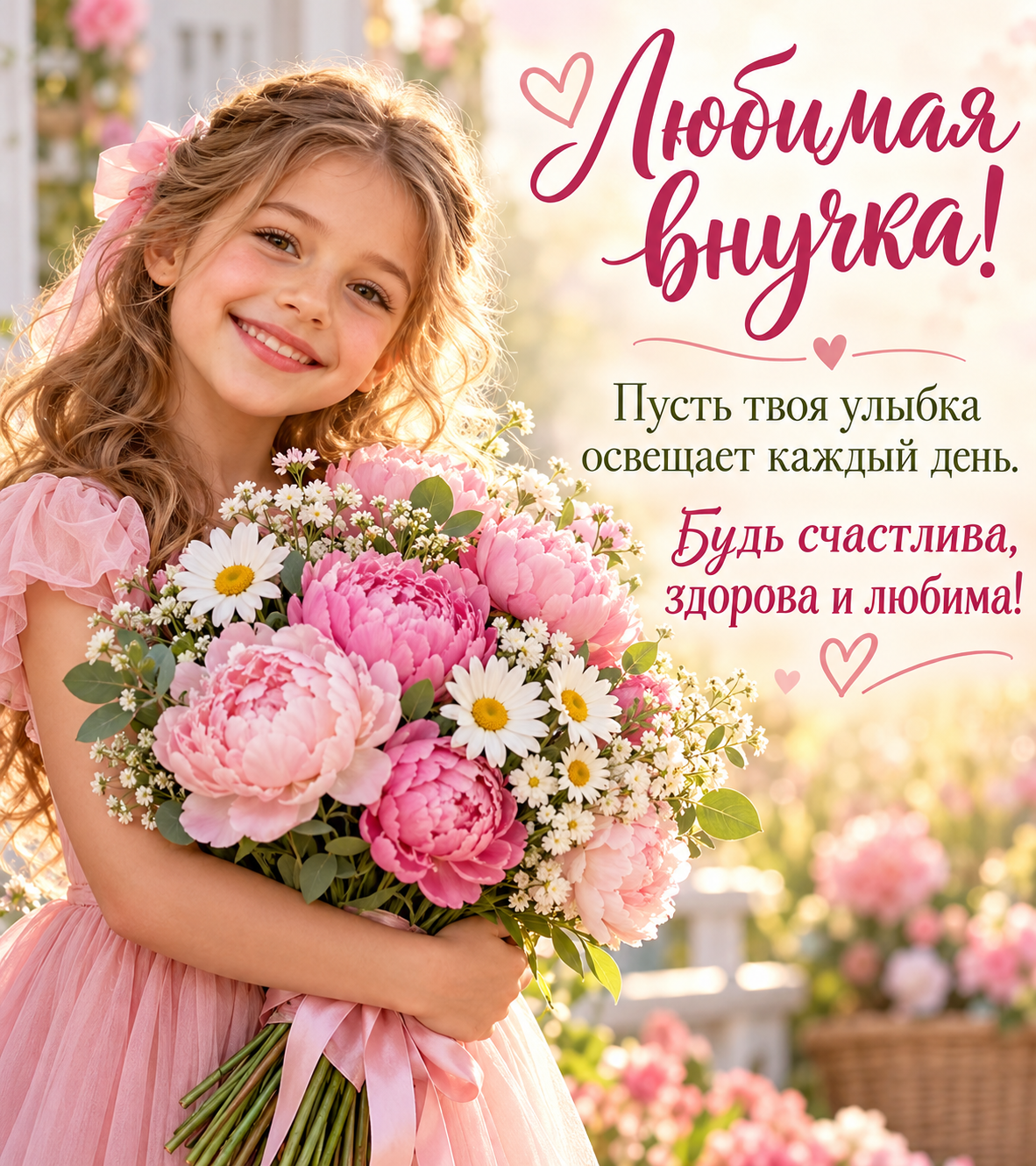 Любимая внучка!