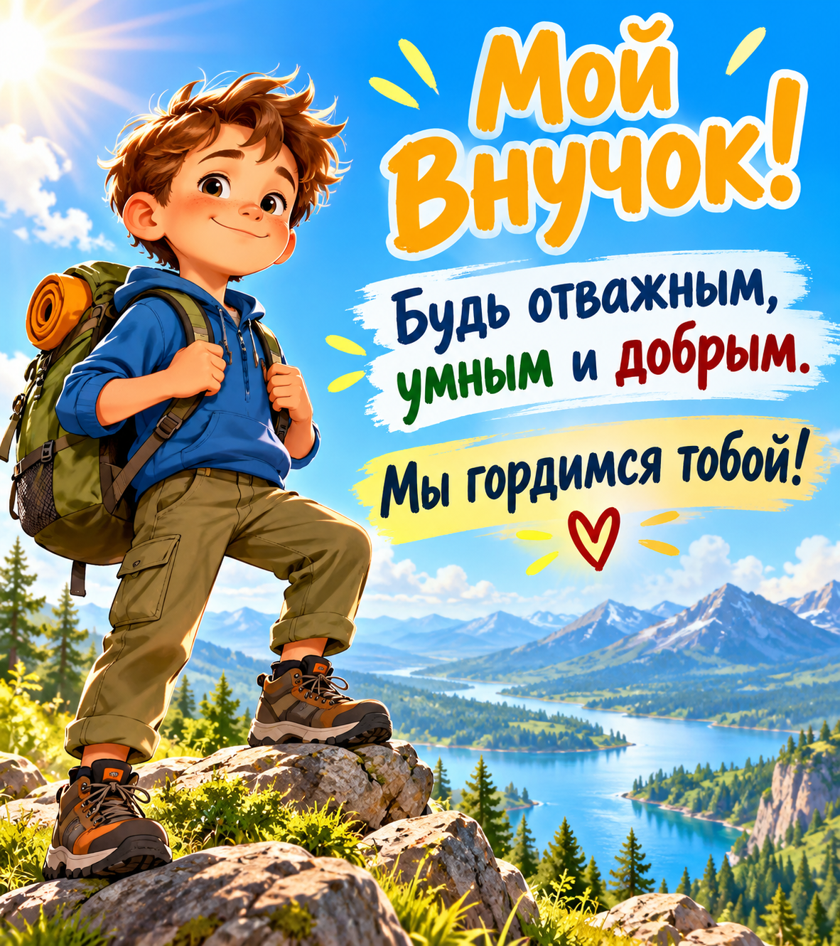 Будь отважным, умным и добрым