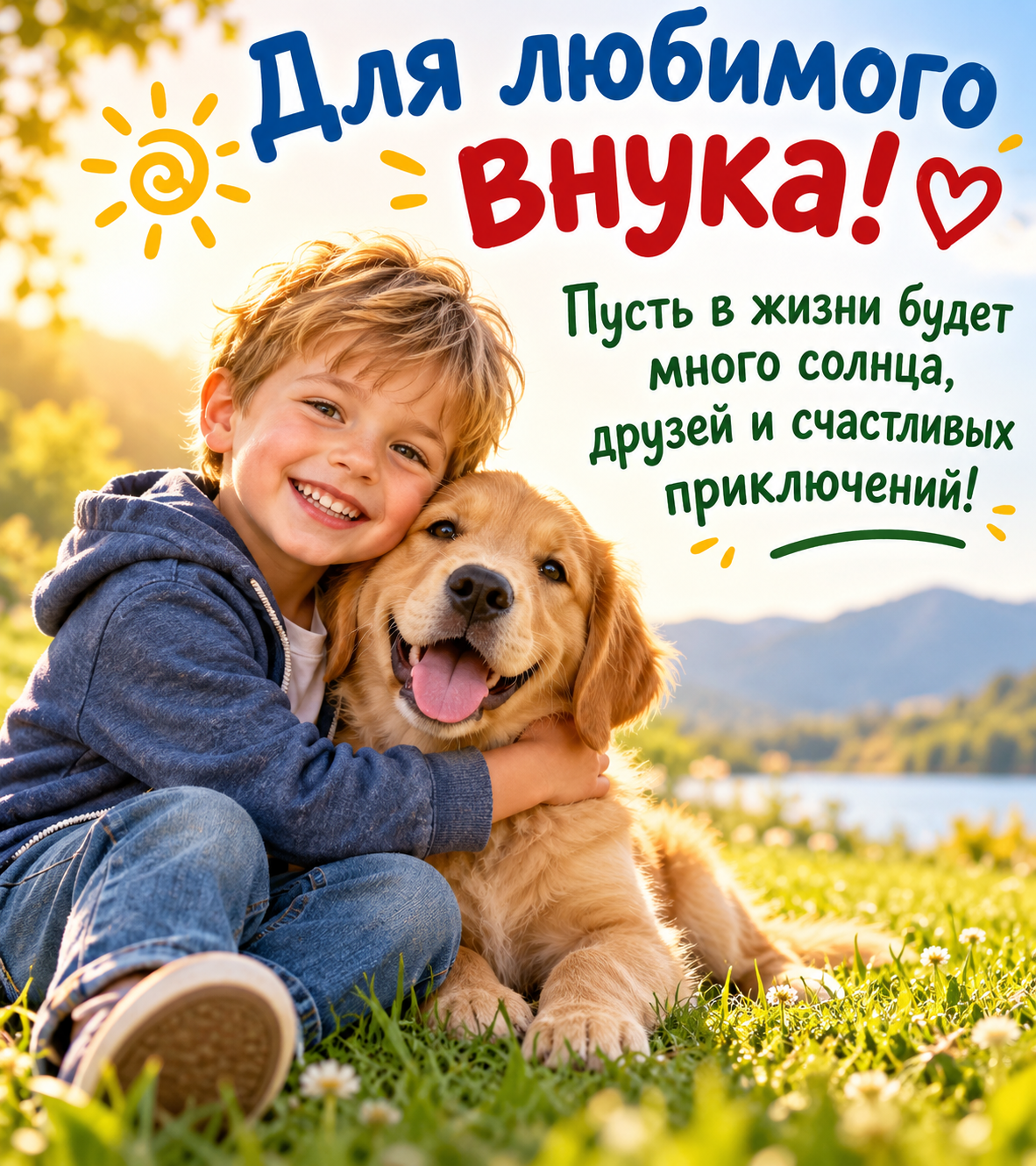 Для любимого внука!