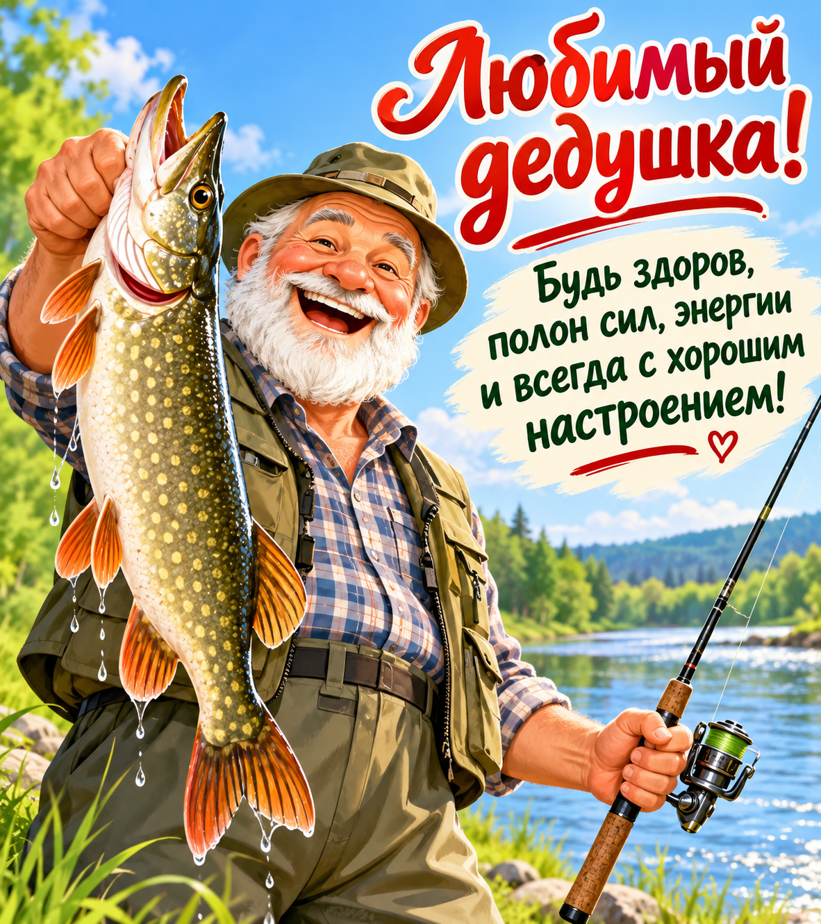 Любимый дедушка!