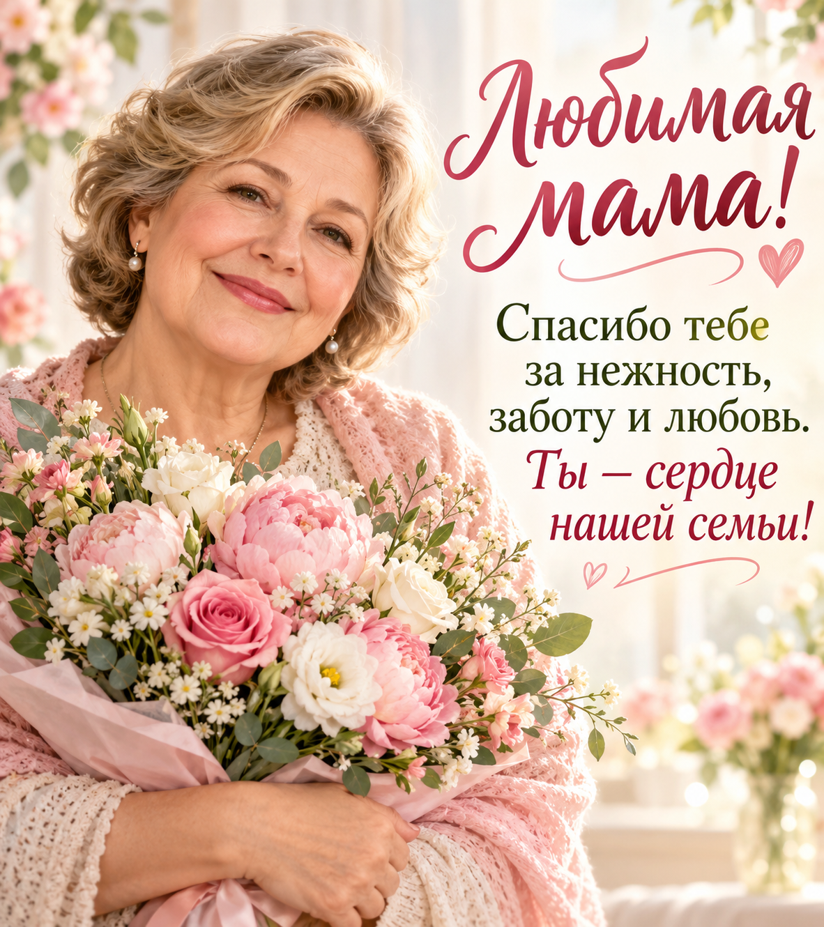 Любимая мама!