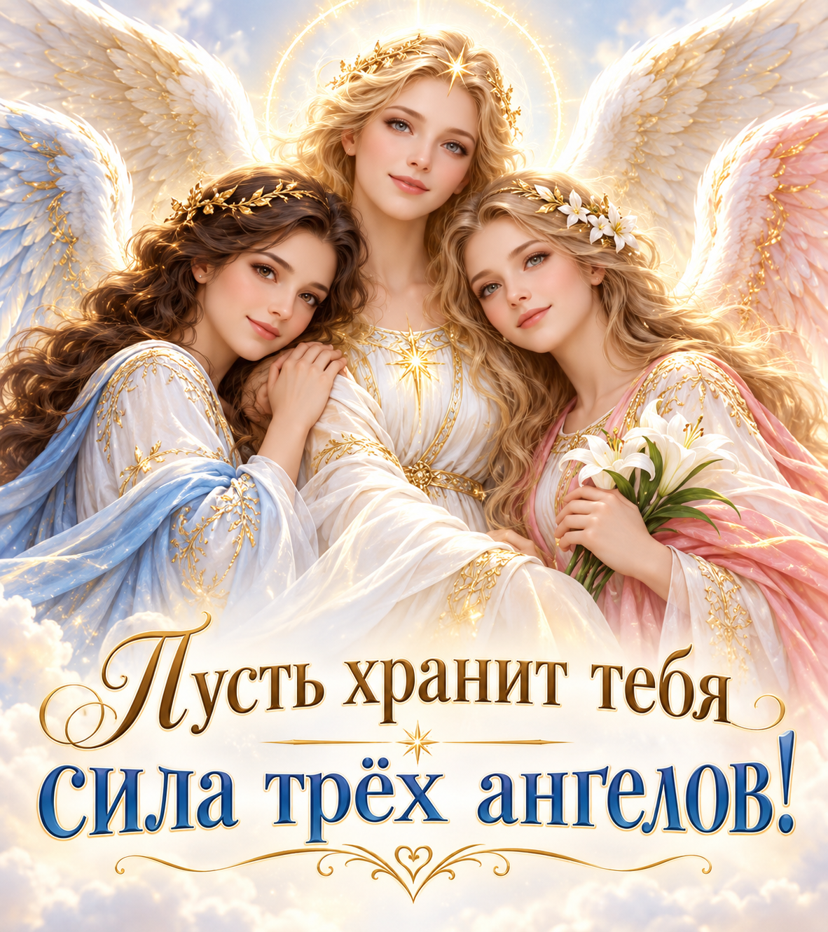 Пусть хранит тебя сила трёх ангелов!