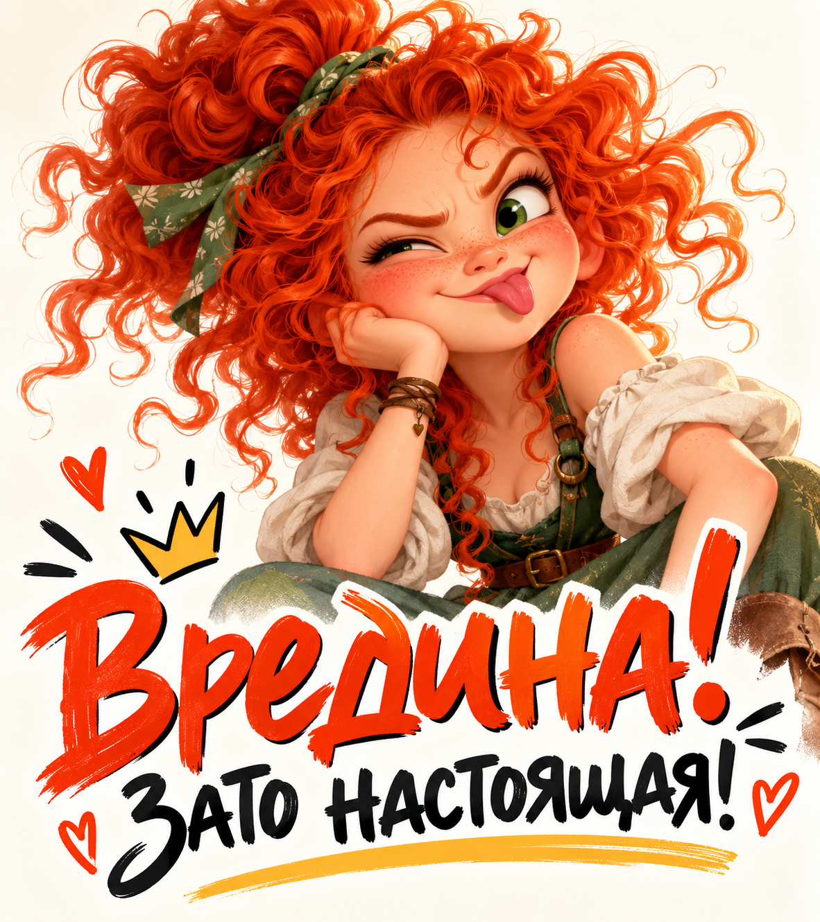 Вредина! Зато настоящая!