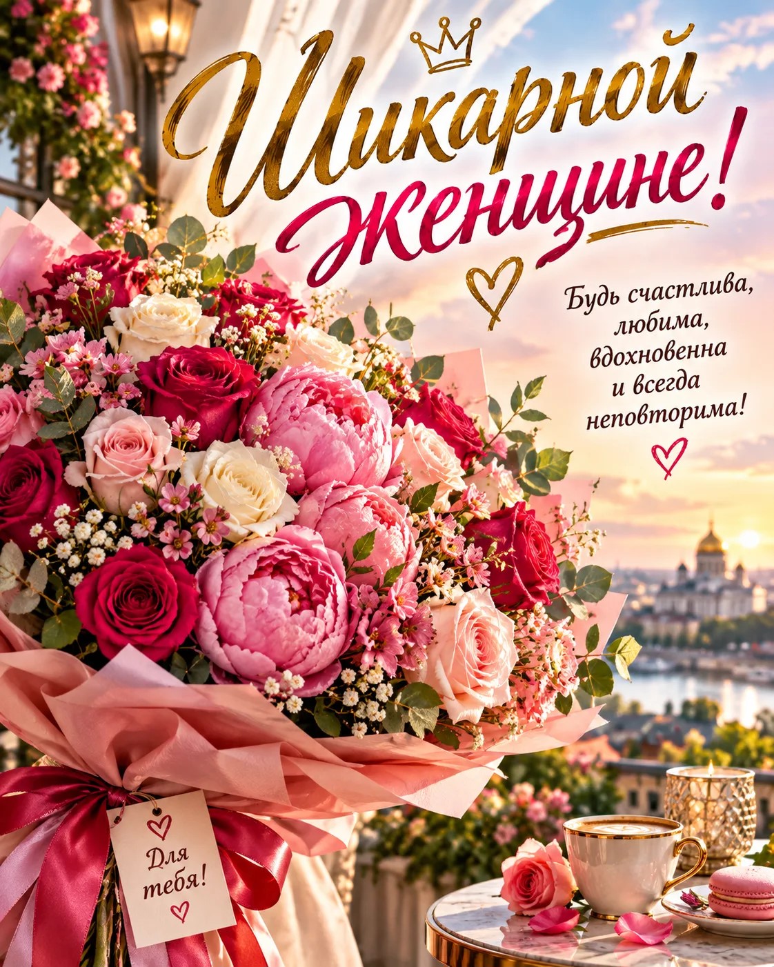 Шикарной женщине!