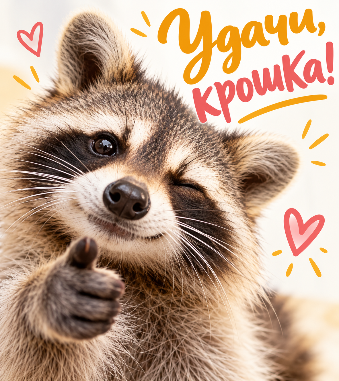 Удачи, крошка!