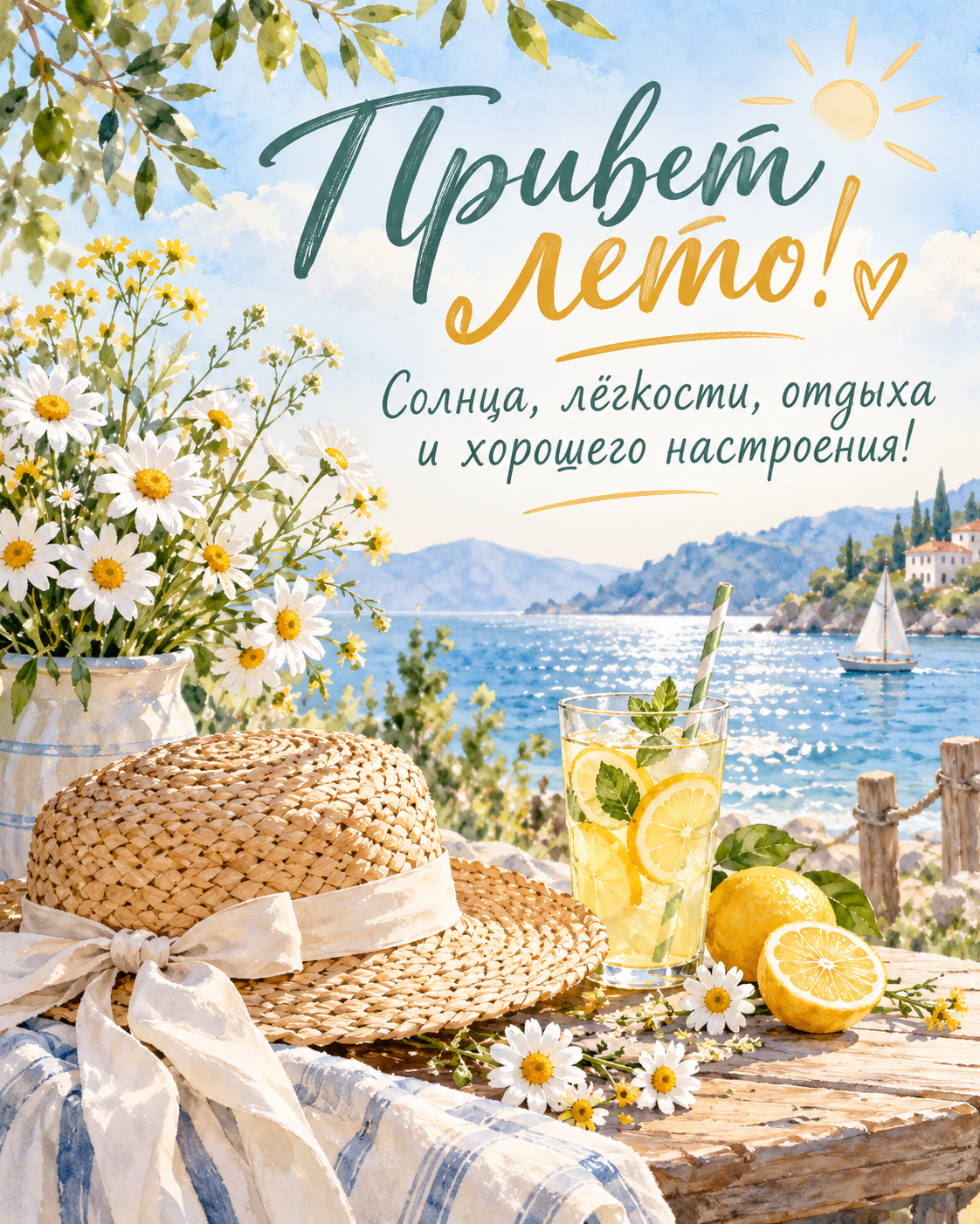 Солнца, лёгкости, отдыха и хорошего настроения!