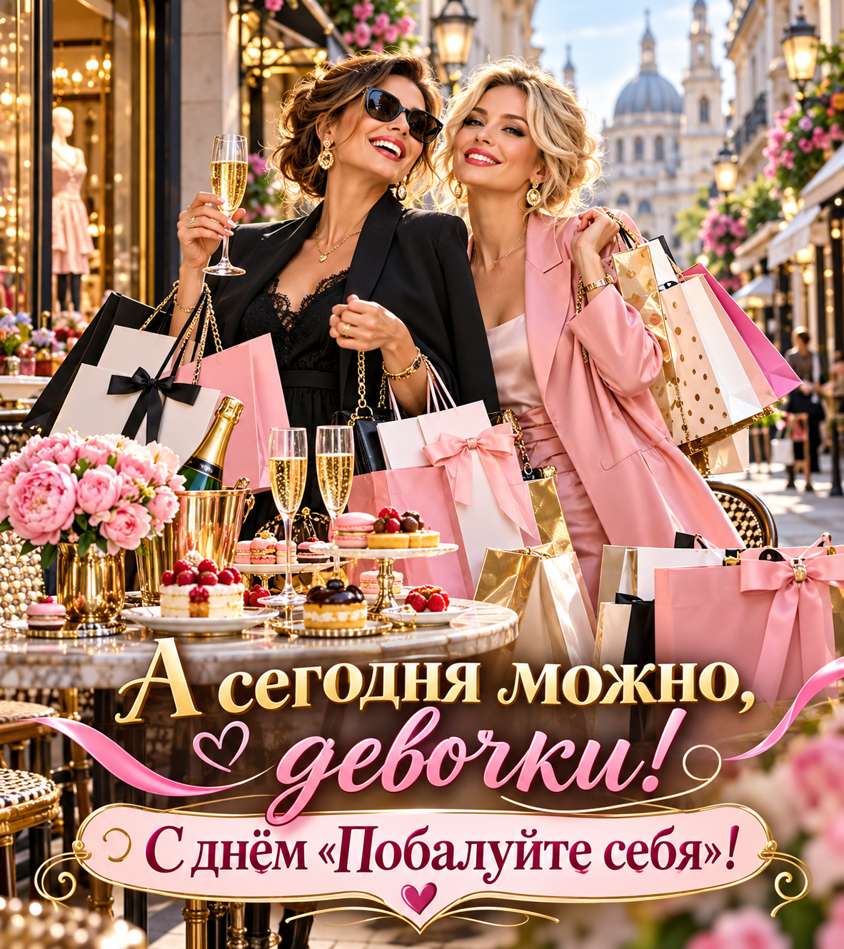 А сегодня можно, девочки!