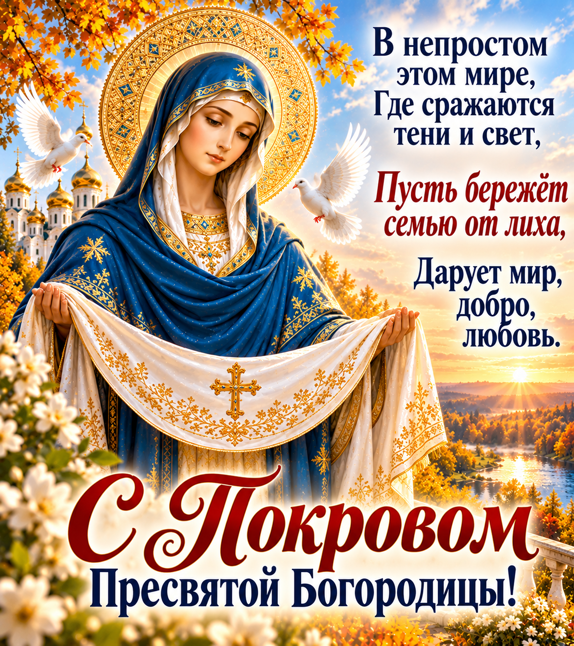 С Покровом Пресвятой Богородицы!