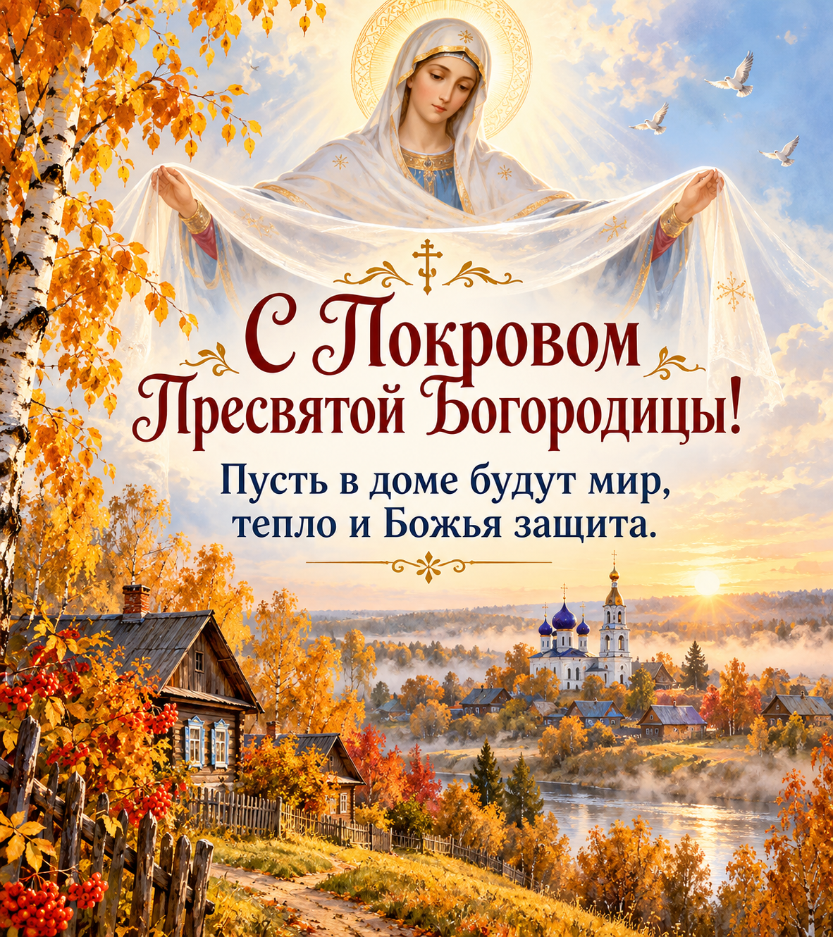 С Покровом Пресвятой Богородицы!