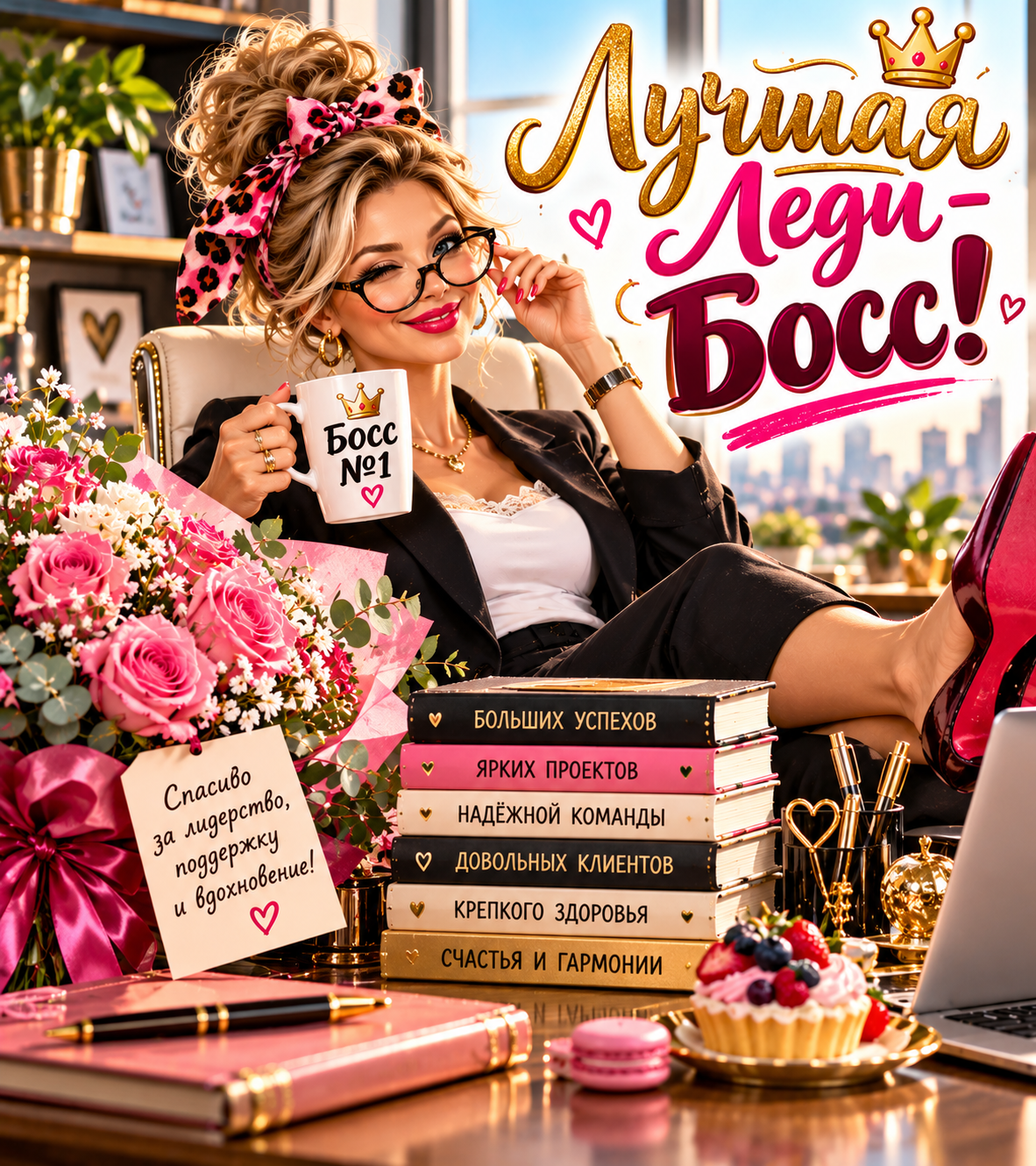 Спасибо за лидерство, поддержку и вдохновение!